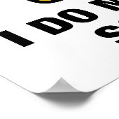 私は自分自身の科学を行う – 燃えおもしろい立つファートユーモア ポスター (角)