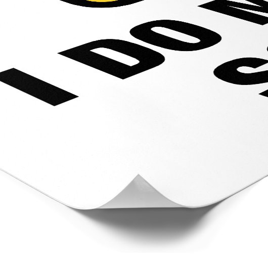 私は自分自身の科学を行う – 燃えおもしろい立つファートユーモア ポスター (角)