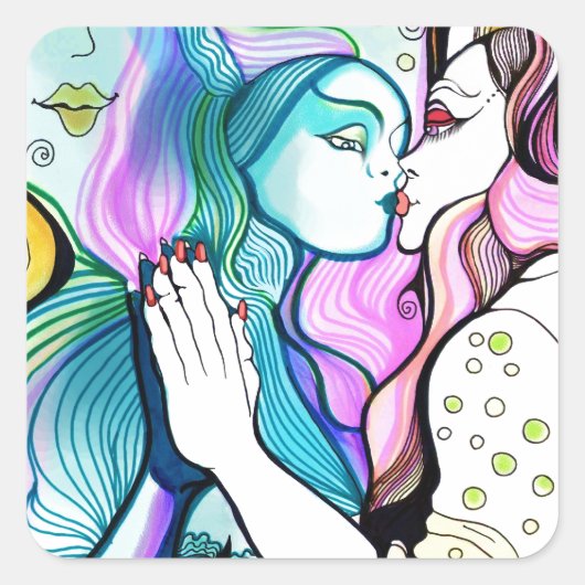 私は自分自身を愛している – または魔法鏡 スクエアシール (正面)