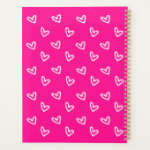 私は自分自身を愛している |ホワイトとピンクの名前をカスタムするプランナー プランナー手帳 (裏面)