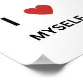 私は自分自身を愛している ポスター (角)