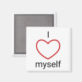 私は自分自身を愛している マグネット (正面/裏面)