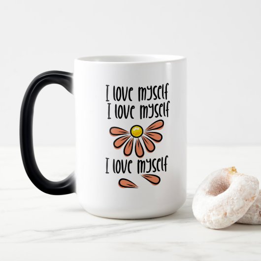 私は自分自身を愛している モーフィングマグカップ (ドーナツ)