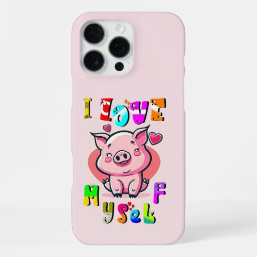 私は自分自身を愛している iPhoneケース (裏面)