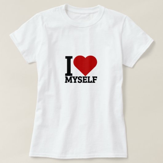 私は自分自身を愛している Tシャツ (デザイン正面)
