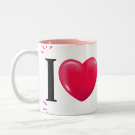 私は自分自身を愛していエレガントる ツートーンマグカップ