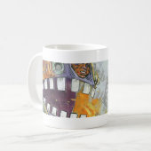 "私は自分自身を"マグ守ります コーヒーマグカップ (正面左)