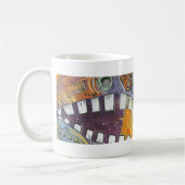 "私は自分自身を"マグ守ります コーヒーマグカップ (左)