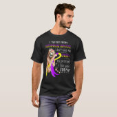 私は自己免疫性肝炎のエネルギーかわいい Tシャツ (正面フル)