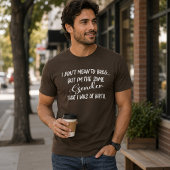 私は自慢しているわけではないけれど...性別 Tシャツ