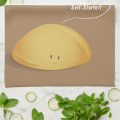 私は自業自得のソードウ·パン·ブラウン·ホワイト キッチンタオル (折り畳み)