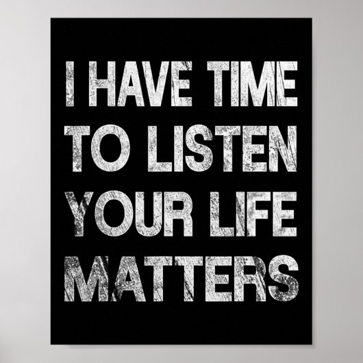 私は自殺する時聞間がある認識度メンタルヘア ポスター (正面)