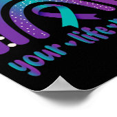 私は自殺する時聞間がある認識度メンタルヘア ポスター (角)