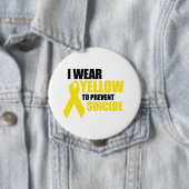 私は自殺を防ぐために黄色の衣服 缶バッジ (インサイチュ)