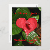 私は自然に愛します! -バレンタインデー + 意味 シーズンポストカード (正面/裏面)