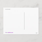 私は自然に愛します! -バレンタインデー + 意味 シーズンポストカード (裏面)