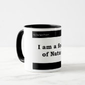 "私は自然の力"のマグです マグカップ (正面左)
