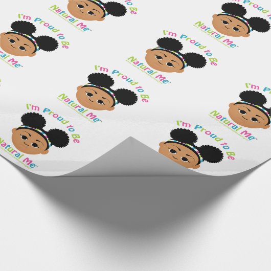 私は自然誇りを持ったな私になる!ギフト ラッピングペーパー (角)