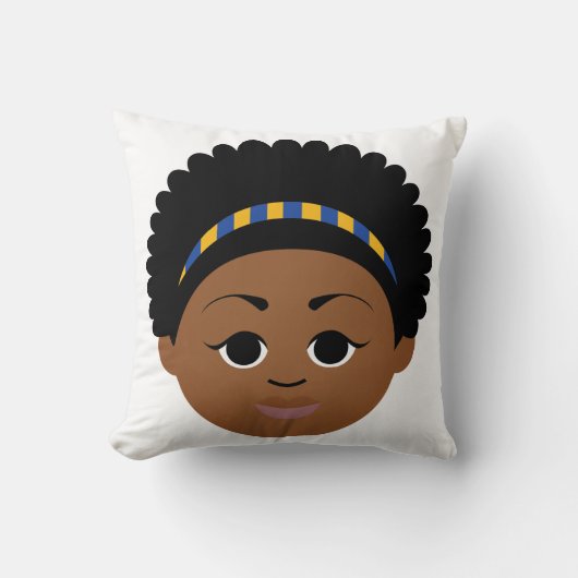 私は自然誇りを持ったな私になる！ギリシャ語ピロー クッション (正面)