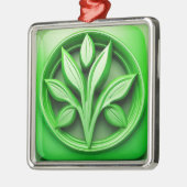 私は自然 メタルオーナメント (左)