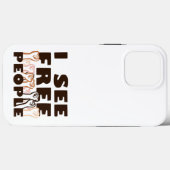 私は自由な人々を見る Case-Mate iPhoneケース (裏面 (横))