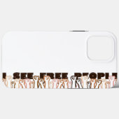 私は自由な人を見るケースメイトiPhoneケース Case-Mate iPhoneケース (裏面 (横))