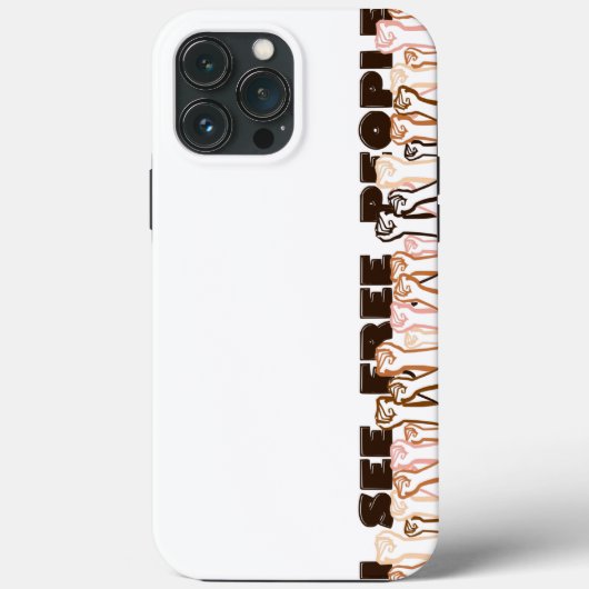 私は自由な人を見るケースメイトiPhoneケース Case-Mate iPhoneケース (裏面)