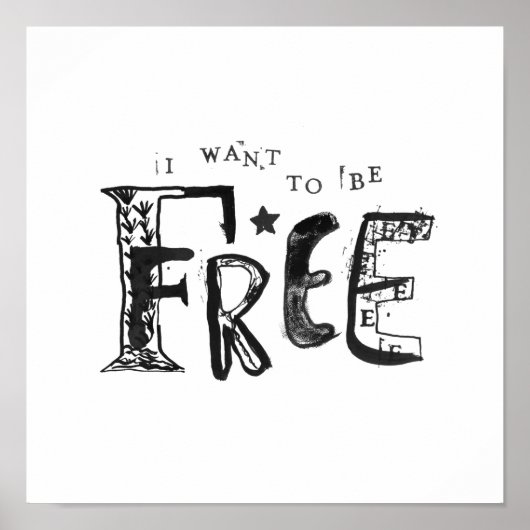 私は自由になりたい ポスター (正面)