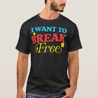 私は自由に切りたい Tシャツ