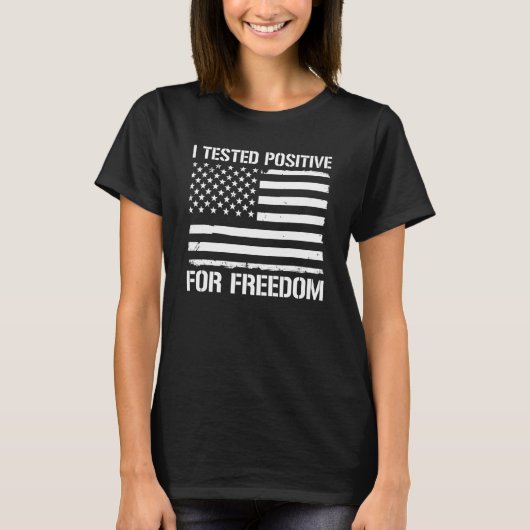 私は自由前向きを試した Tシャツ (正面)