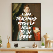 私は自由教えルネッサンスの道を歩んでいる ポスター