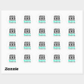 私は自由誇りを持ったナースのパパだ素晴らし ラウンドシール (シート)