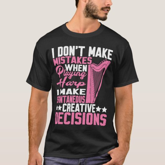 私は自発的なクリエイティブ決定ハープ2 Tシャツ (正面)