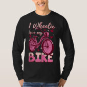 私は自転車が大好き Tシャツ (正面)