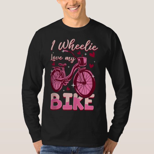 私は自転車が大好き Tシャツ (正面)