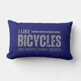 私は自転車が好きで、多分3人の引用文 ランバークッション