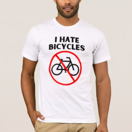 私は自転車が嫌いだ Tシャツ
