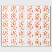 私は自転車に乗るのを好みます ラッピングペーパー (フラット)