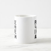 私は自閉症です コーヒーマグカップ (中央)