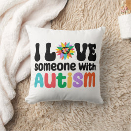 私は自閉症で人を愛している クッション