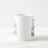 「私は自閉症で人を愛している コーヒーマグカップ (中央)