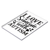 私は自閉症で人を愛している ノートブック (左側)