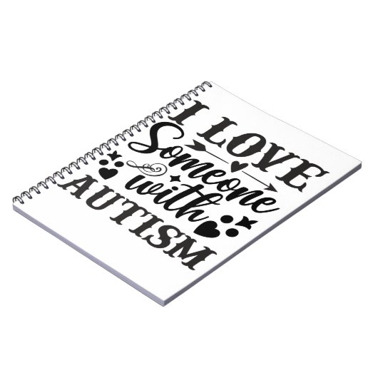 私は自閉症で人を愛している ノートブック (左側)