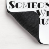 私は自閉症との誰かを愛します マウスパッド (コーナー)