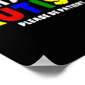 私は自閉症なので我慢して下さい ポスター (角)