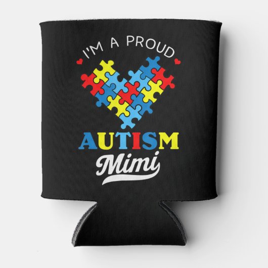 私は自閉症のミミ誇りを持った – 祖母に最適 缶クーラー (正面)