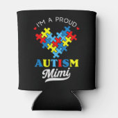 私は自閉症のミミ誇りを持った – 祖母に最適 缶クーラー (裏面)