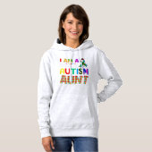 私は自閉症の叔母誇りを持ったの自閉症の叔母のデザインです  パーカ (正面フル)