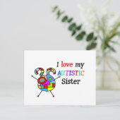 私は自閉症の妹を愛している ポストカード (スタンド正面)