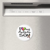 私は自閉症の息子を愛している マグネット (インサイチュ (食洗機))